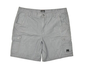 DieHard Men's Gray Cargo Shorts Regular Size 46 Cotton Workwear Casual Zip